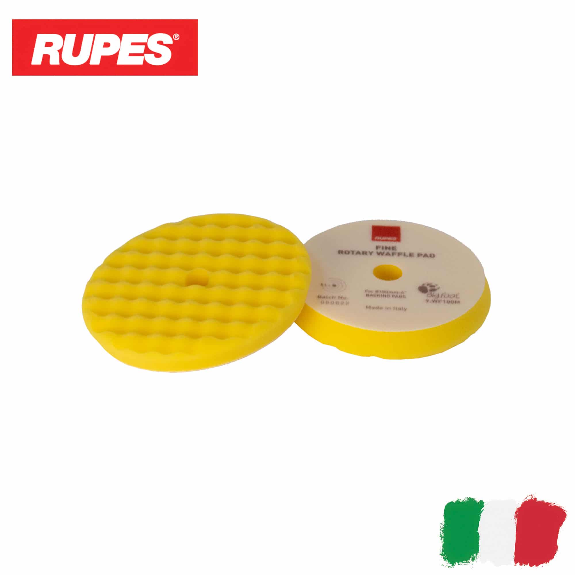 9.WF150M-Series-M_Waffle-fine-polishing-foam-pad-for-rotary-polishers RUPES Rotary Waffle Fine WF150M - Image 1