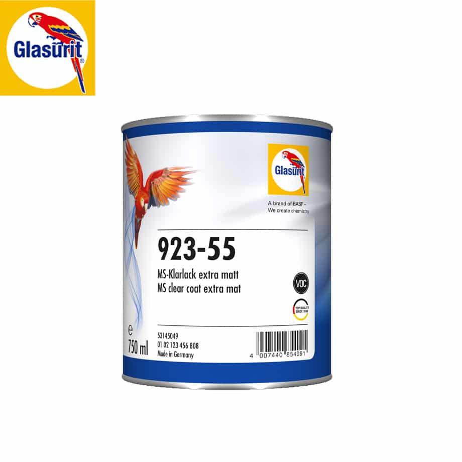 923-55 MS Extra Matt Clear Glasurit 923-55 MS Extra Matt Clear (0.75L) - Image 1