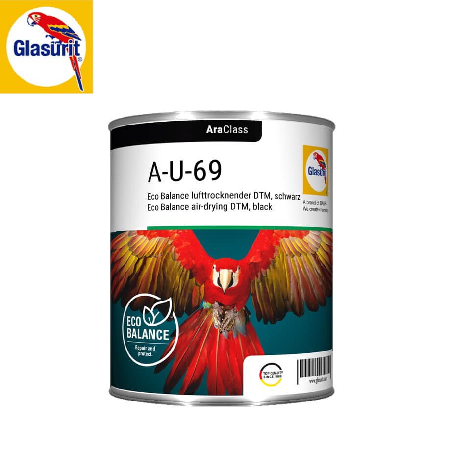 A-U-69 Eco Balance air-drying DTM, black Glasurit AraClass A-U-69 (Черный, 1L) - Image 1